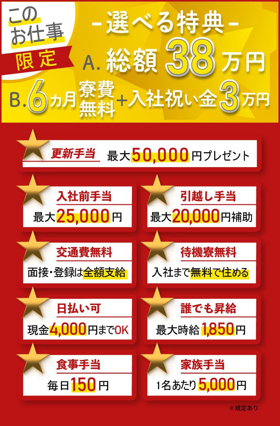 このお仕事だけの特典