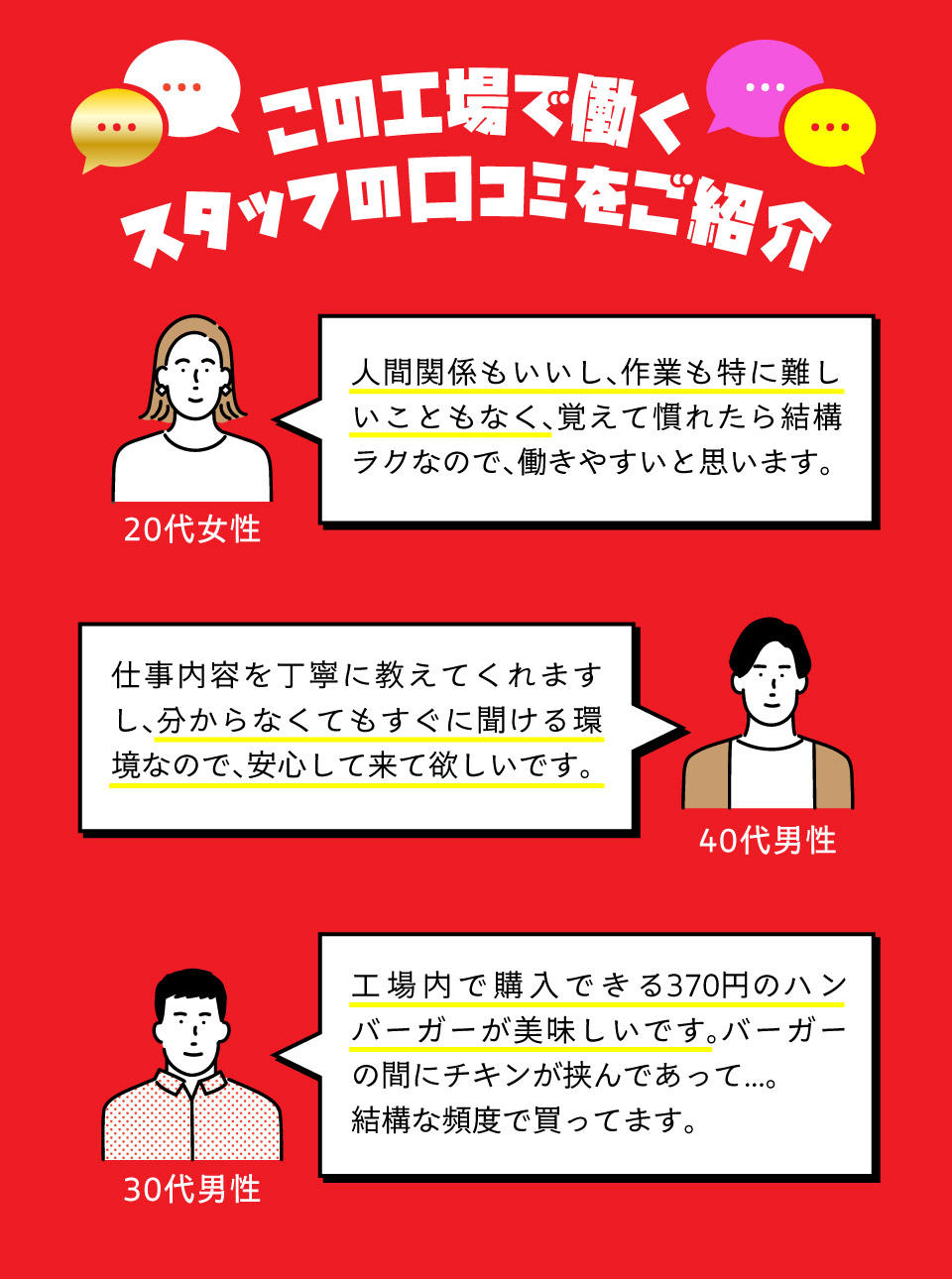 スタッフの口コミ