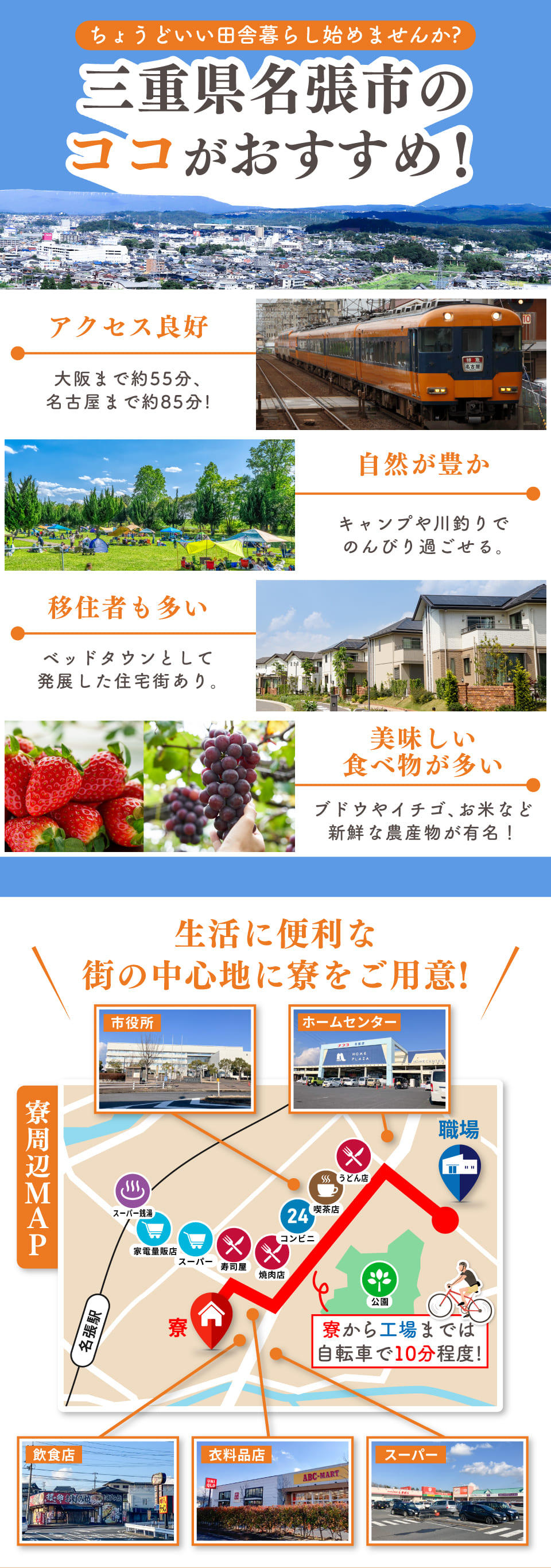 三重県名張市のココがおすすめ