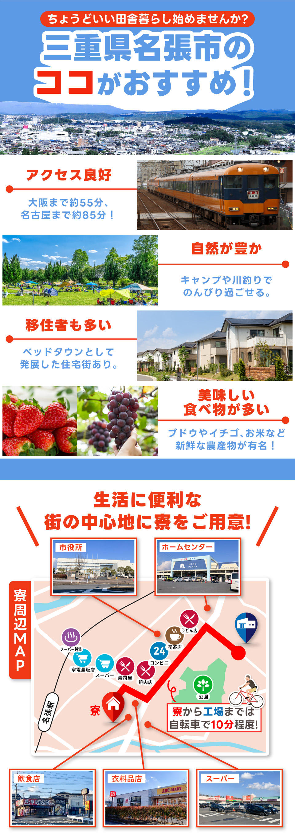 三重県名張市のここがおすすめ