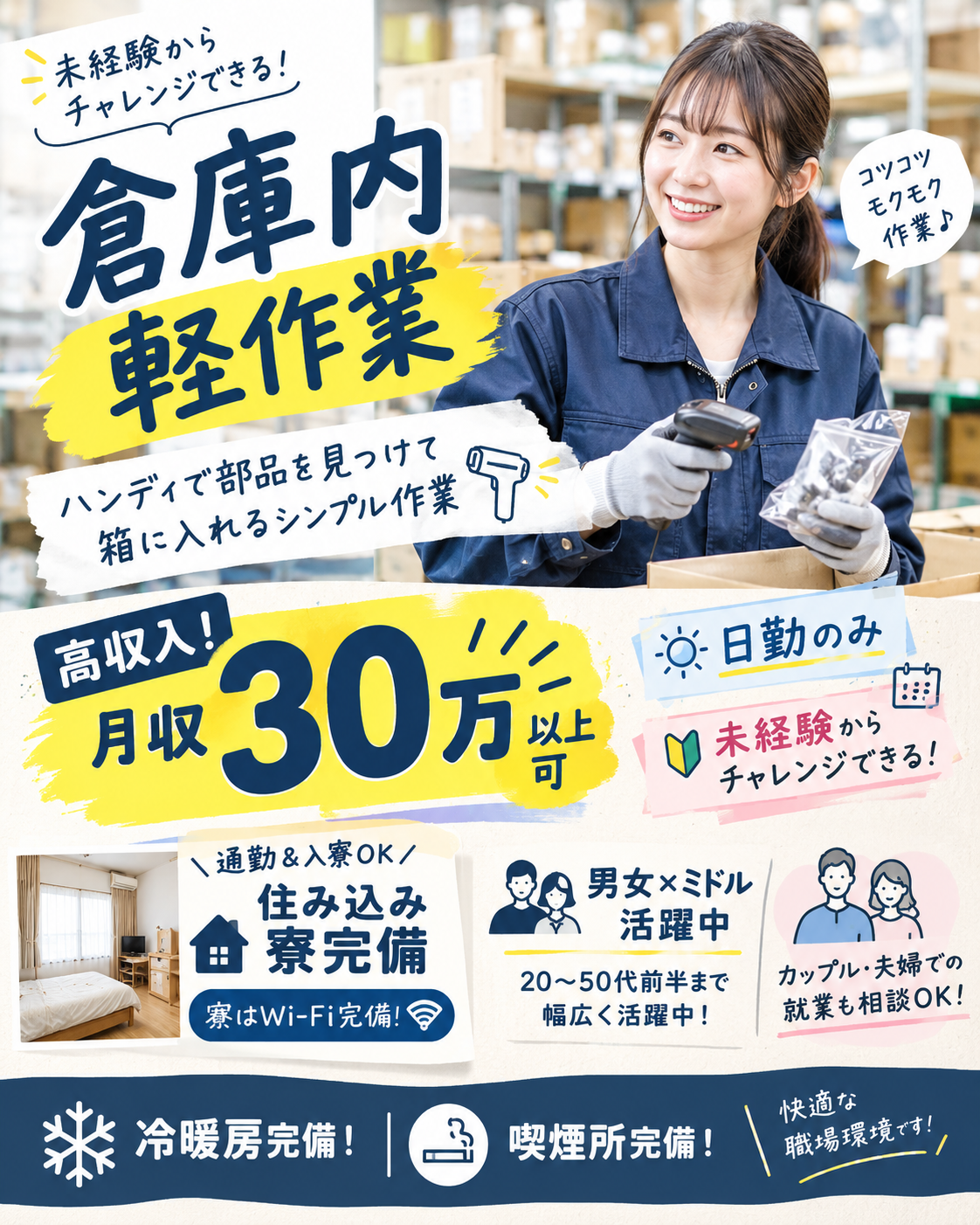 倉庫内作業