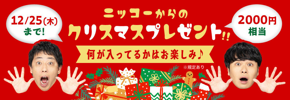 12/25削除クリスマスプレゼント